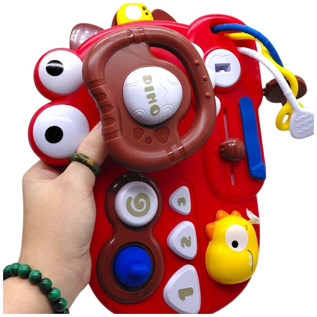 Бізіборд у коробці "Динозаврик", Mic - № 2 Бізіборд у коробці "Динозаврик", Mic - № 2