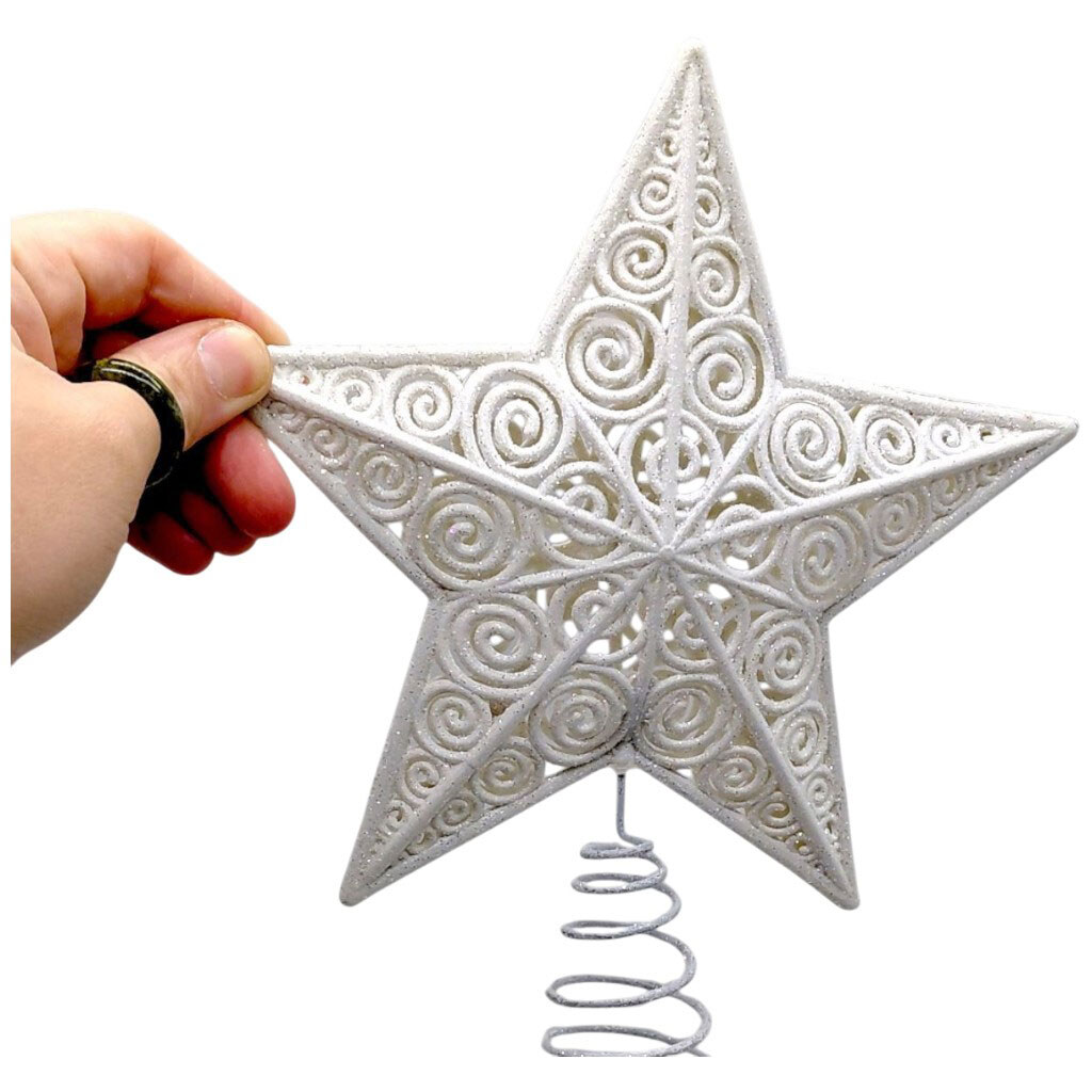 Верхушка для елки "Звезда", 23 см, Mic - № 2 Верхушка для елки "Звезда", 23 см, Mic - № 2