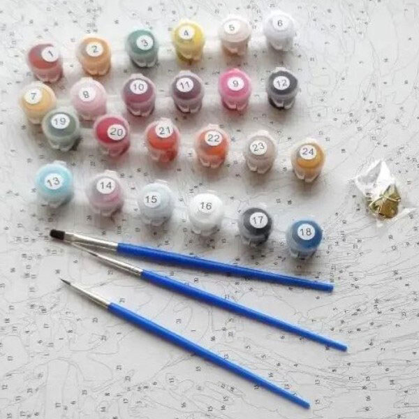 Картина по номерам "Новогодний уют", 40х50 см, Origami - № 2 Картина по номерам "Новогодний уют", 40х50 см, Origami - № 2