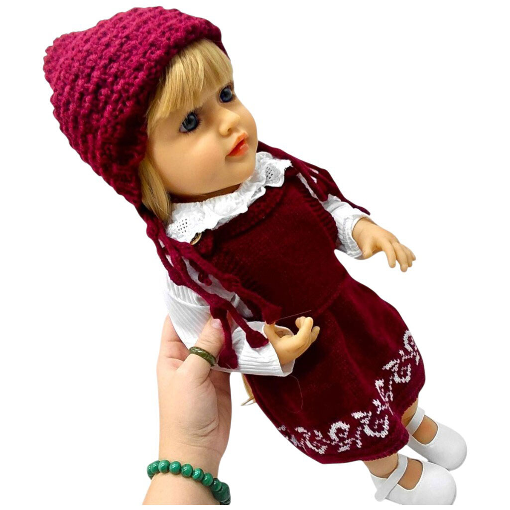 Кукла, высота: 50 см, резиновая, имитация стеклянных глаз, пустышка, бутылочка, памперс, шляпка, обувь, Mic - № 3 Кукла, высота: 50 см, резиновая, имитация стеклянных глаз, пустышка, бутылочка, памперс, шляпка, обувь, Mic - № 3