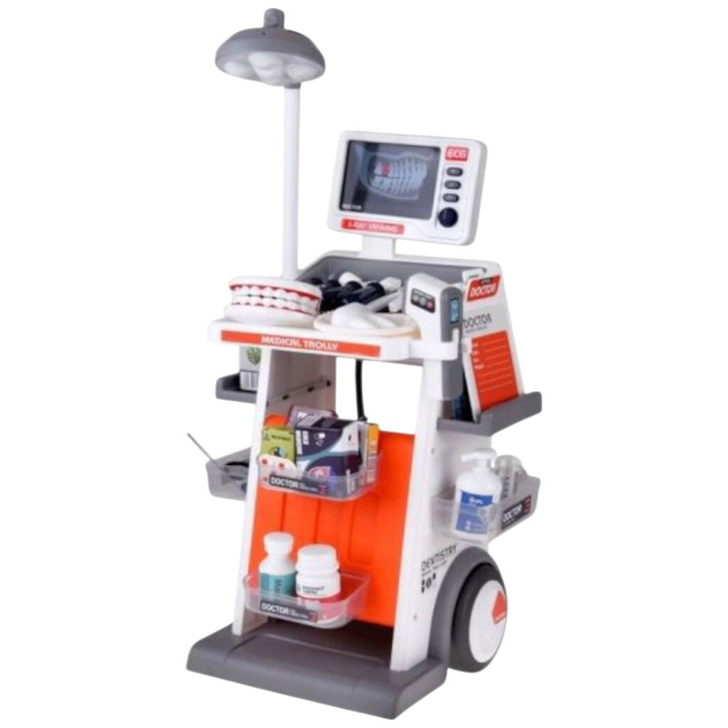 Лікарський стіл стоматолога з аксес., батар., муз., світ., кор. 43x15x33 см, Mic - № 1 Лікарський стіл стоматолога з аксес., батар., муз., світ., кор. 43x15x33 см, Mic - № 1