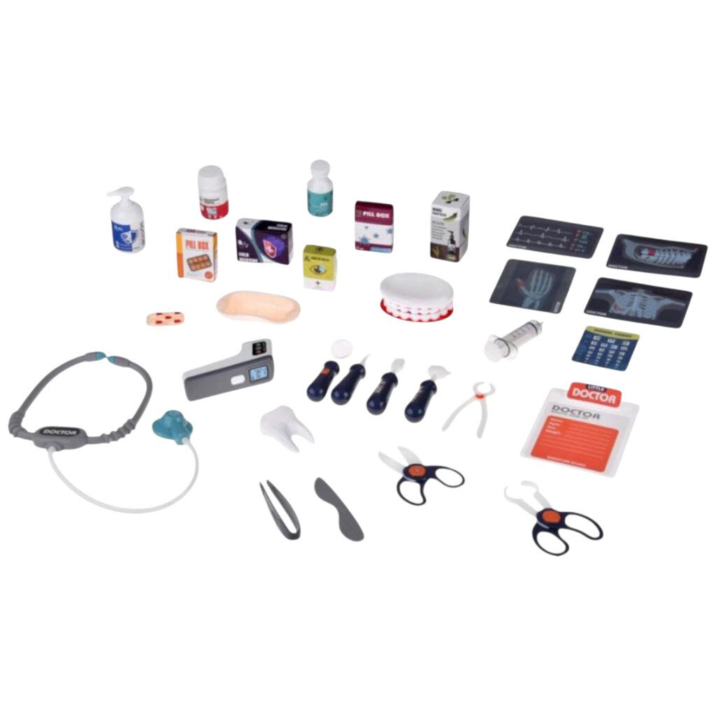 Лікарський стіл стоматолога з аксес., батар., муз., світ., кор. 43x15x33 см, Mic - № 3 Лікарський стіл стоматолога з аксес., батар., муз., світ., кор. 43x15x33 см, Mic - № 3