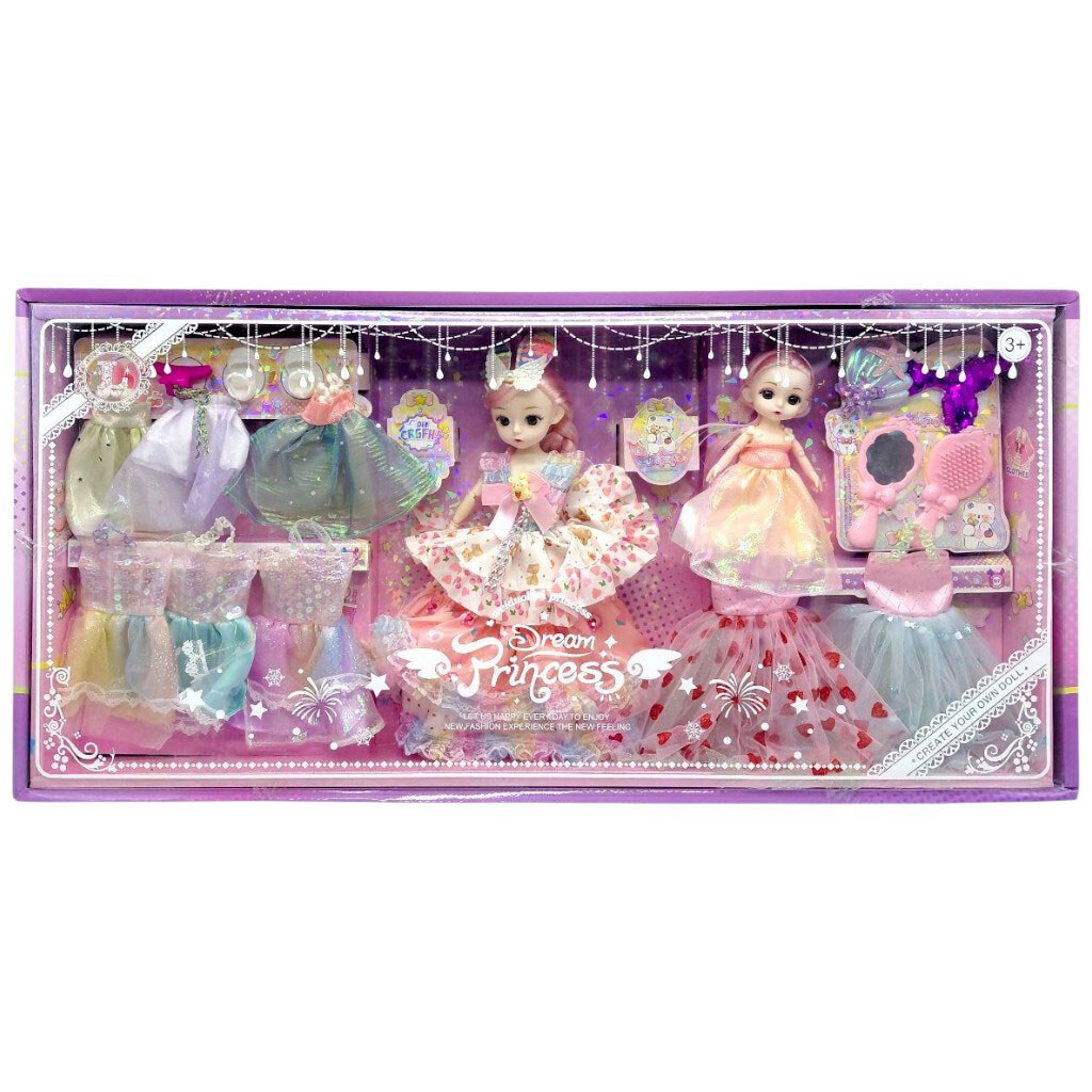 Кукла в коробке, в розовом платье, Mic - № 1 Кукла в коробке, в розовом платье, Mic - № 1