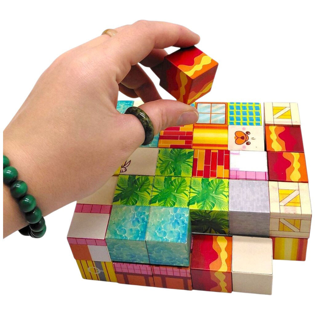 Магнитный конструктор "Small World", 54 дет - № 2 Магнитный конструктор "Small World", 54 дет - № 2