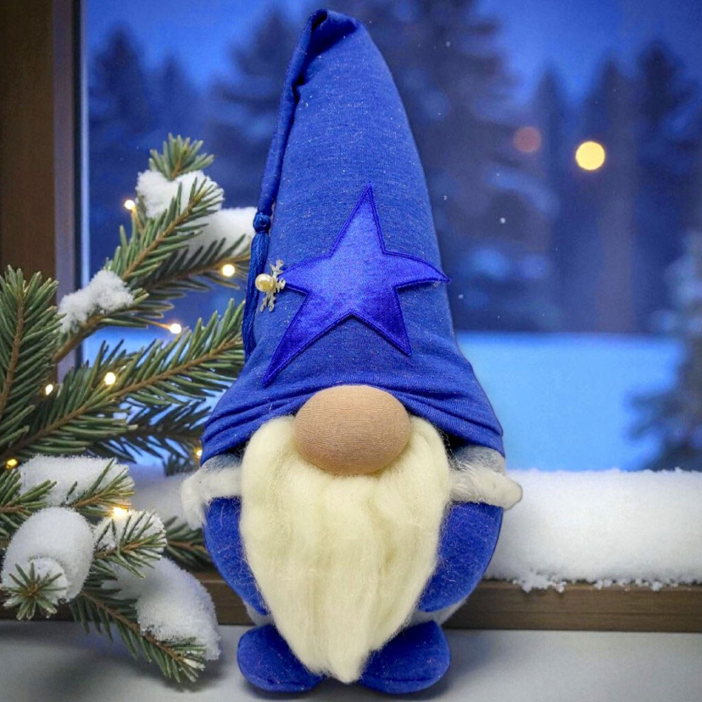 М'яка іграшка "Скандинавський гном", Hand Made, висота 28 см, хлопчик, Mic - № 3 М'яка іграшка "Скандинавський гном", Hand Made, висота 28 см, хлопчик, Mic - № 3