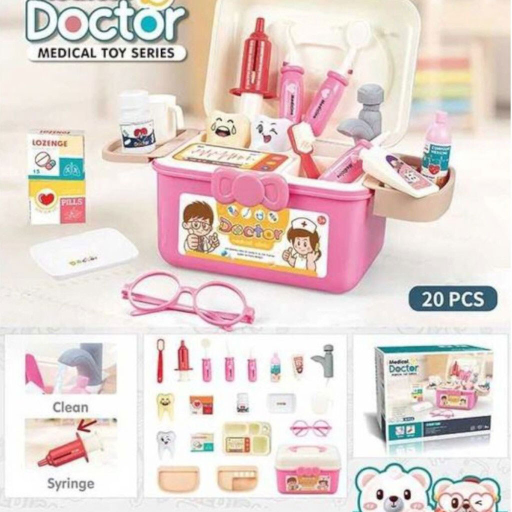 Набор врача "Doctor Medical", 20 элементов, помповая закачка, в коробке, Mic - № 3 Набор врача "Doctor Medical", 20 элементов, помповая закачка, в коробке, Mic - № 3