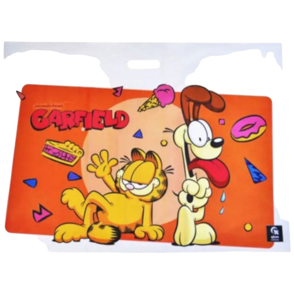 Пакет полиэтиленовый, XL, "Гарфилд", р.75x55 см, Qbee - № 1 Пакет полиэтиленовый, XL, "Гарфилд", р.75x55 см, Qbee - № 1