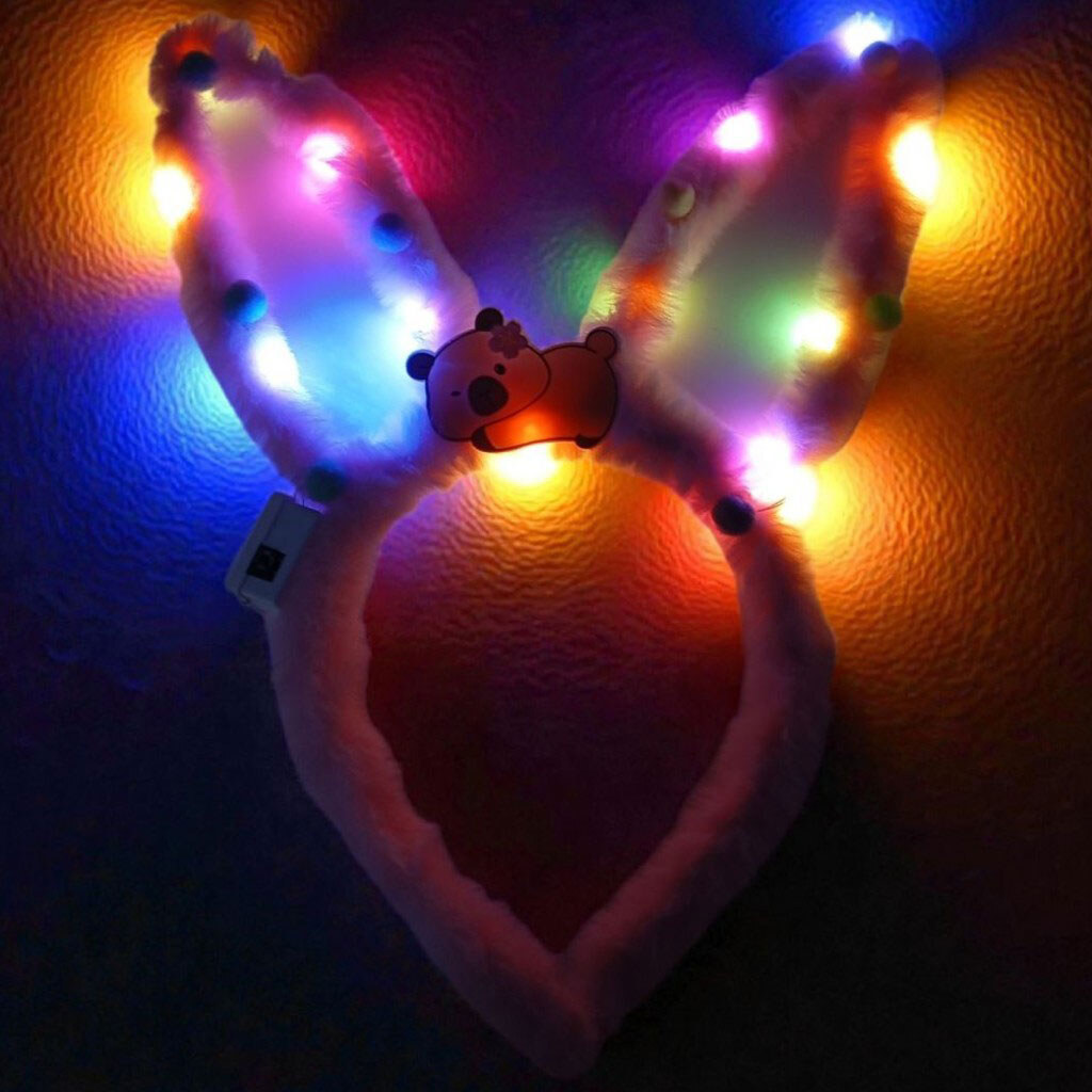 Обруч, що світиться "Капібара", 25 см, МІКС, Mic - № 2 Обруч, що світиться "Капібара", 25 см, МІКС, Mic - № 2