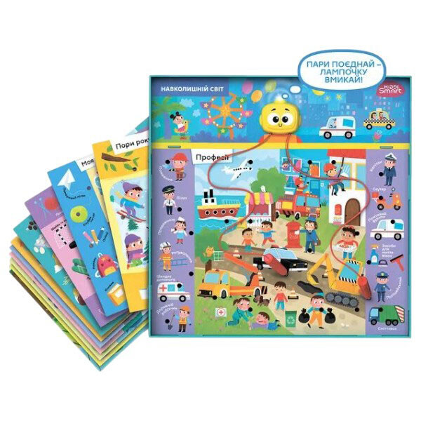 Електронна логічна гра "ВІКТОРИНА НАВКОЛИШНИЙ СВІТ", Kiddi Smart - № 2 Електронна логічна гра "ВІКТОРИНА НАВКОЛИШНИЙ СВІТ", Kiddi Smart - № 2