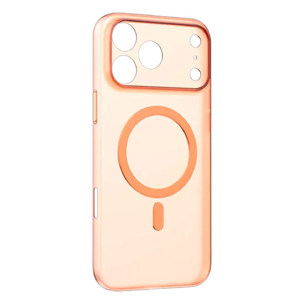 Чехол (накладка) Apple iPhone 17 Pro Max, Momax CaseFORM Lite, MagSafe, Solar Orange, Оранжевый - № 1 Чехол (накладка) Apple iPhone 17 Pro Max, Momax CaseFORM Lite, MagSafe, Solar Orange, Оранжевый - № 1