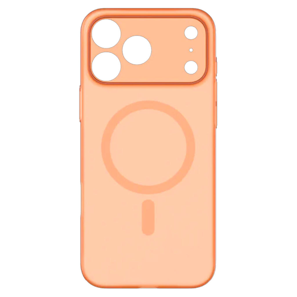 Чехол (накладка) Apple iPhone 17 Pro Max, Momax CaseFORM Lite, MagSafe, Solar Orange, Оранжевый - № 2 Чехол (накладка) Apple iPhone 17 Pro Max, Momax CaseFORM Lite, MagSafe, Solar Orange, Оранжевый - № 2