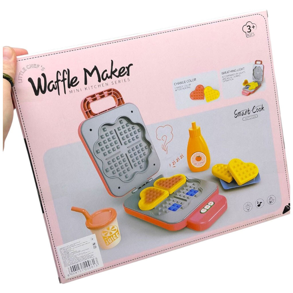Игровой набор "Вафельница с вафлями", звук, свет, вафли меняют цвет, кор. 33,3x6,6x28 см, Mic - № 2 Игровой набор "Вафельница с вафлями", звук, свет, вафли меняют цвет, кор. 33,3x6,6x28 см, Mic - № 2