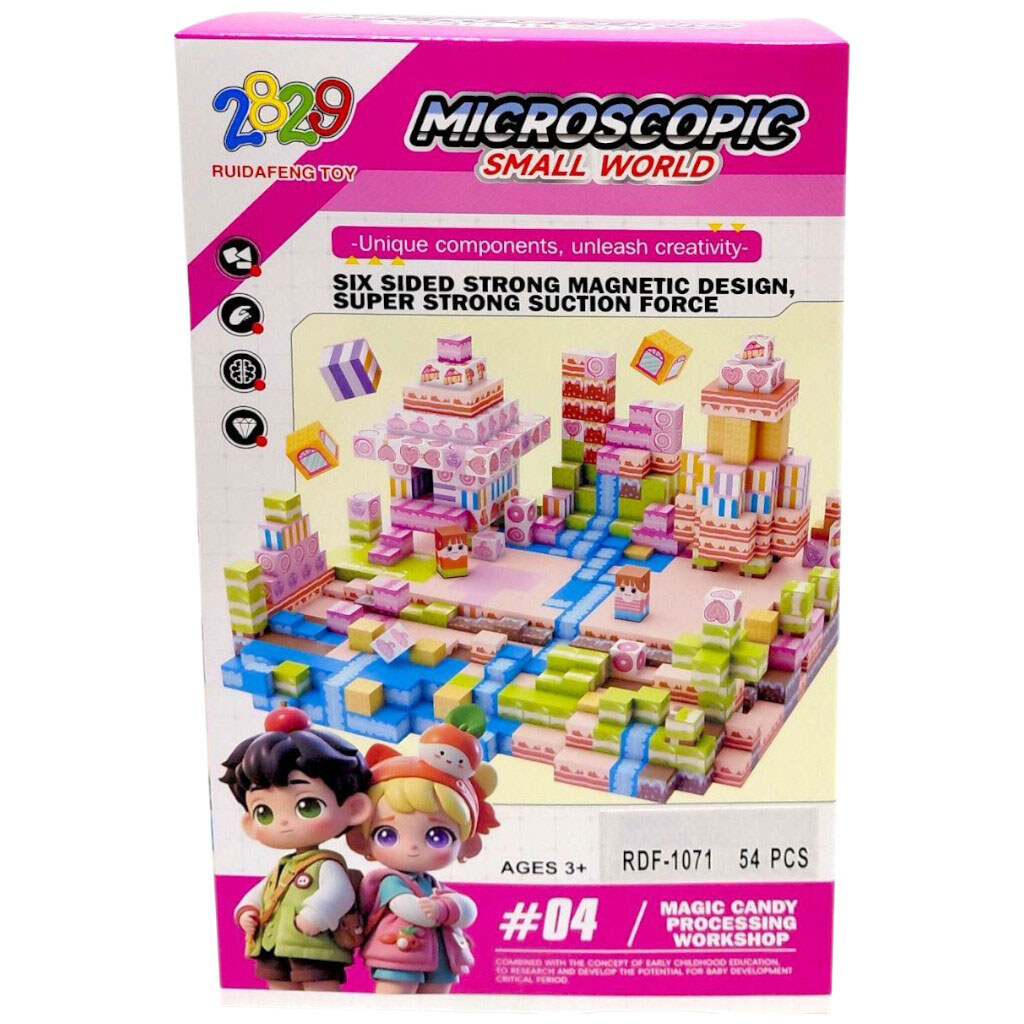 Магнитный конструктор "Small World", 54 дет, 2829 - № 1 Магнитный конструктор "Small World", 54 дет, 2829 - № 1
