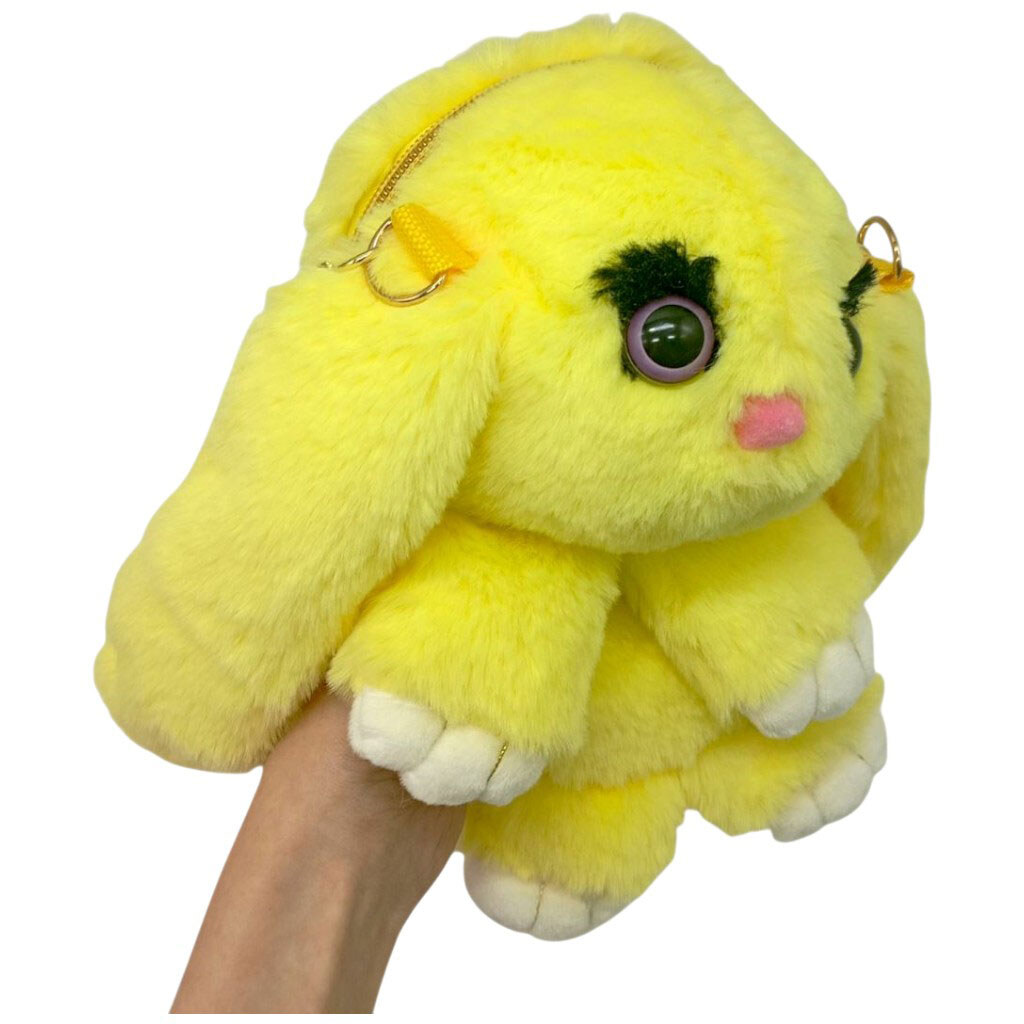 М'яка іграшка-рюкзак "Кролик", 25 см, Копиця - № 2 М'яка іграшка-рюкзак "Кролик", 25 см, Копиця - № 2