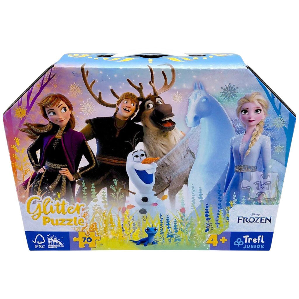 Пазлы "Ледяное сердце. Друзья навсегда", 70 эл, Trefl - № 1 Пазлы "Ледяное сердце. Друзья навсегда", 70 эл, Trefl - № 1