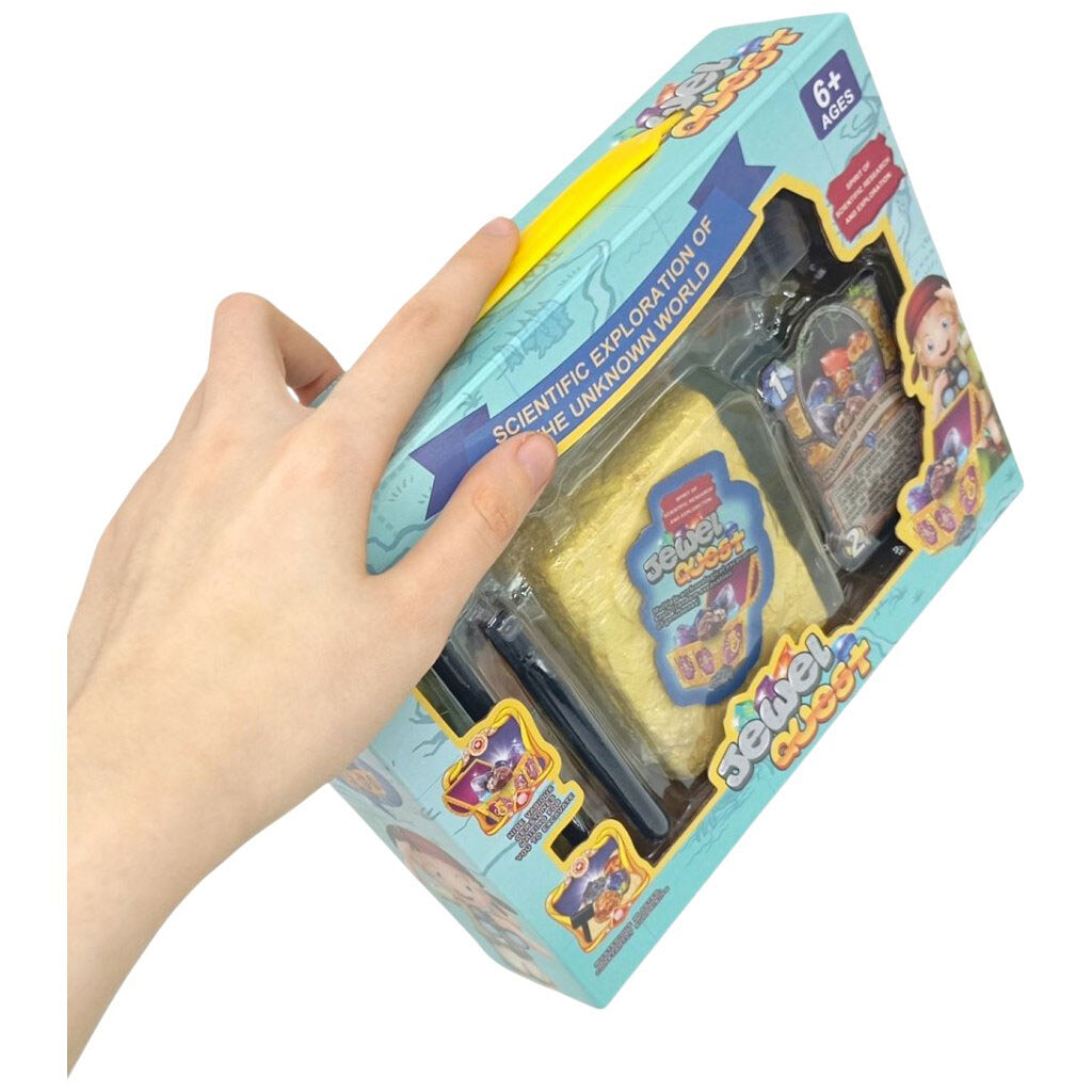 Розкопки: гіпсовий блок, інструменти, в коробці, Mic - № 3 Розкопки: гіпсовий блок, інструменти, в коробці, Mic - № 3