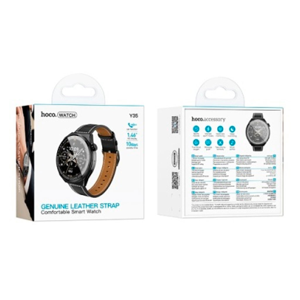 Умные часы Hoco Y35, Черный - № 5 Умные часы Hoco Y35, Черный - № 5