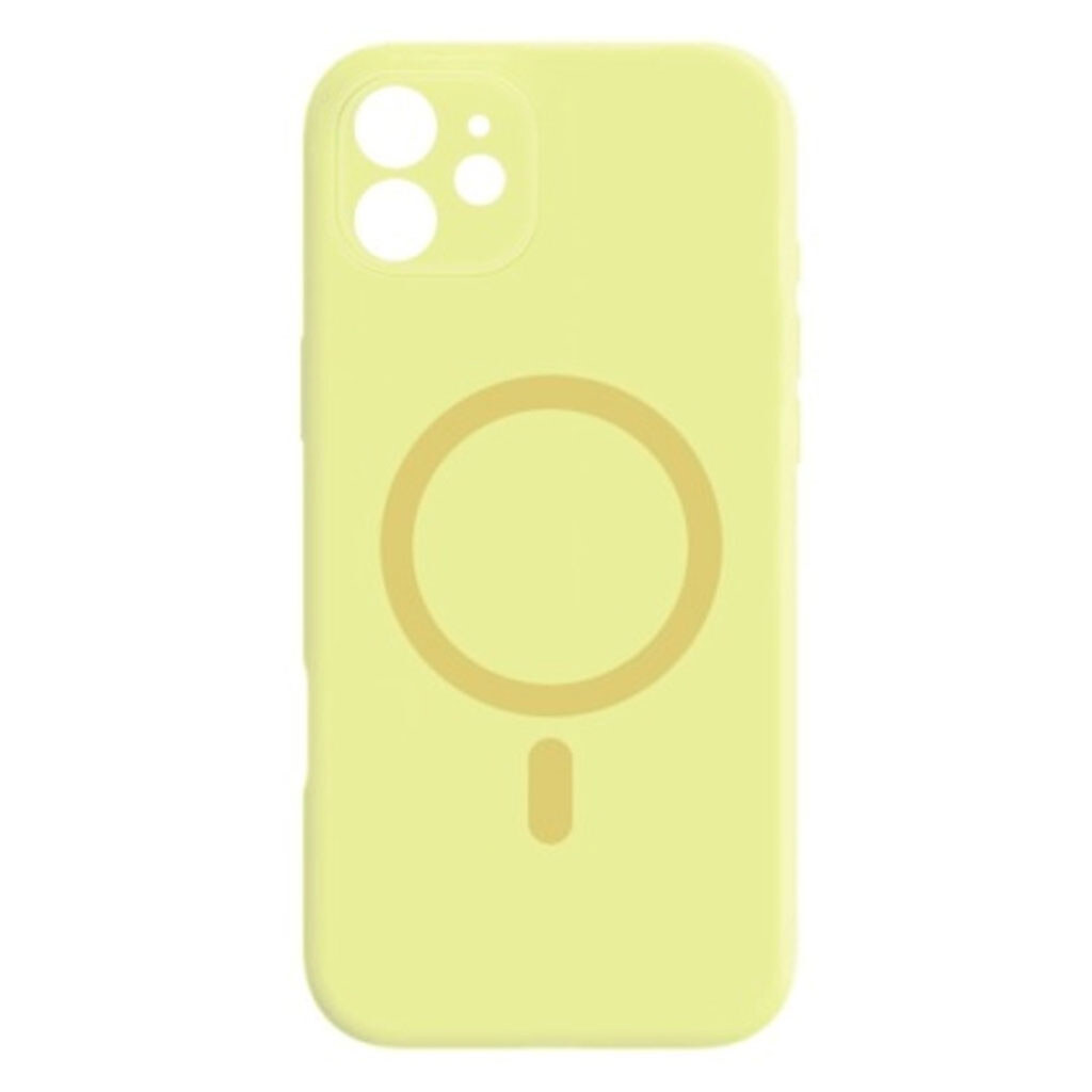 Чохол (накладка) Apple iPhone 11, Air Beats Wide Strip Full Camera, MagSafe, Жовтий - № 1 Чохол (накладка) Apple iPhone 11, Air Beats Wide Strip Full Camera, MagSafe, Жовтий - № 1