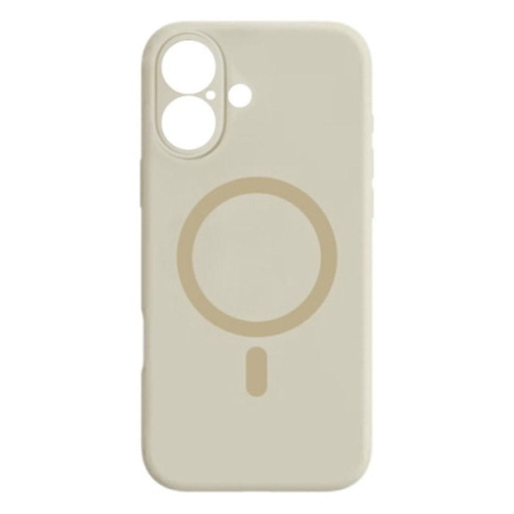 Чохол (накладка) Apple iPhone 16, Air Beats Wide Strip Full Camera, Antique White, MagSafe, Білий - № 1 Чохол (накладка) Apple iPhone 16, Air Beats Wide Strip Full Camera, Antique White, MagSafe, Білий - № 1