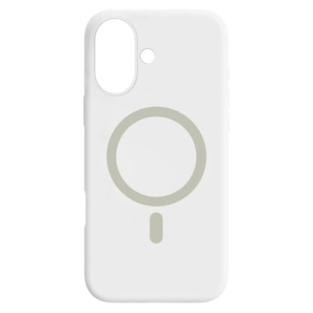 Чехол (накладка) Apple iPhone 16, Air Beats Wide Strip, MagSafe, Белый - № 1 Чехол (накладка) Apple iPhone 16, Air Beats Wide Strip, MagSafe, Белый - № 1