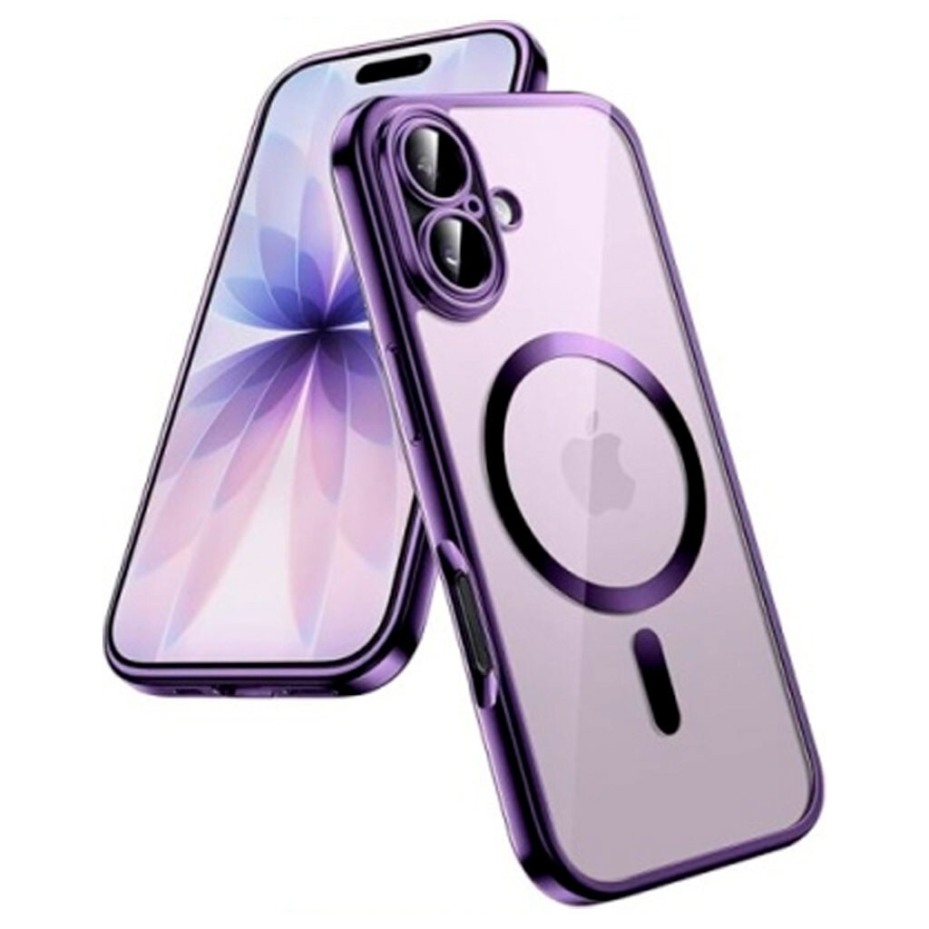 Чохол (накладка) Apple iPhone 17, Metallic Full Camera, Dark Purple, MagSafe, Фіолетовий - № 1 Чохол (накладка) Apple iPhone 17, Metallic Full Camera, Dark Purple, MagSafe, Фіолетовий - № 1