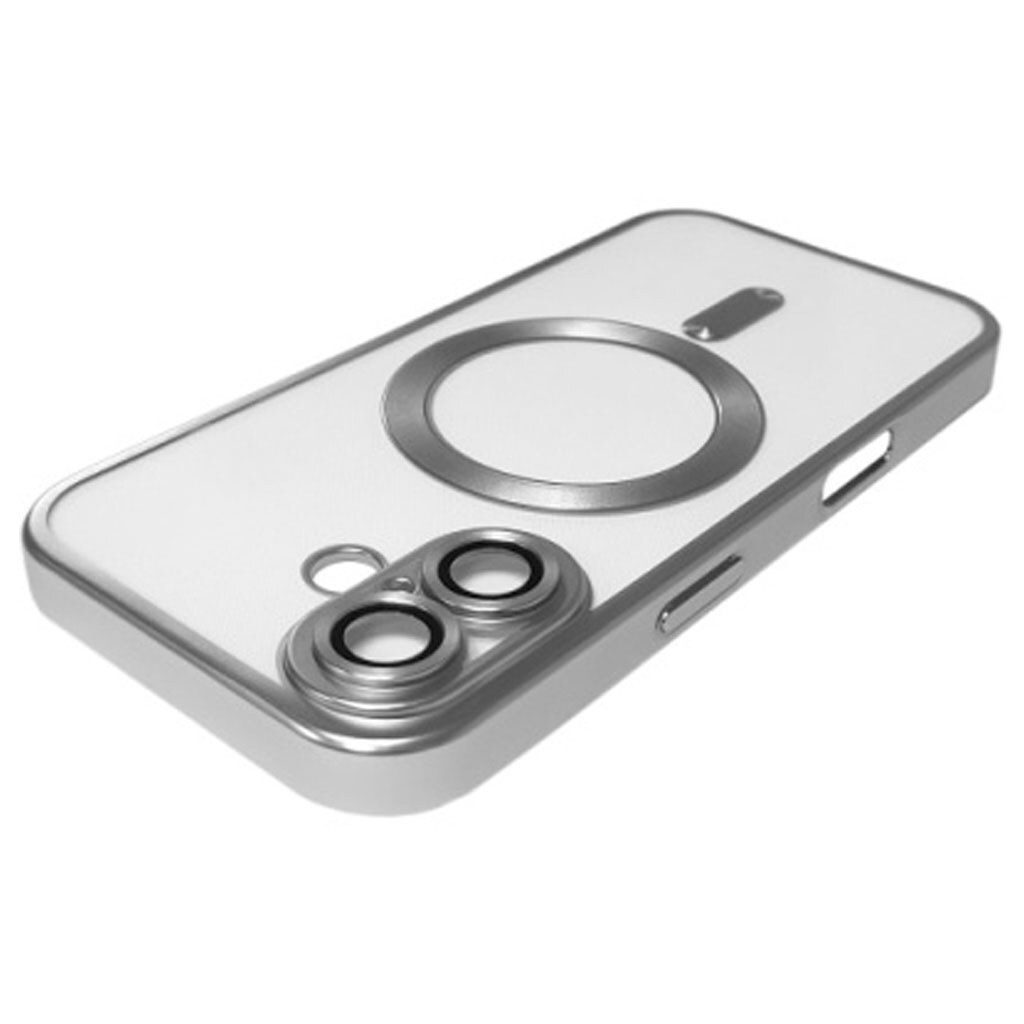 Чехол (накладка) Apple iPhone 17, Metallic Full Camera Matte, MagSafe, Серебряный - № 2 Чехол (накладка) Apple iPhone 17, Metallic Full Camera Matte, MagSafe, Серебряный - № 2