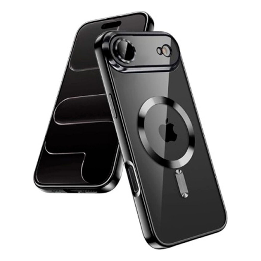 Чохол (накладка) Apple iPhone 17 Air, Metallic Full Camera, MagSafe, Чорний - № 1 Чохол (накладка) Apple iPhone 17 Air, Metallic Full Camera, MagSafe, Чорний - № 1