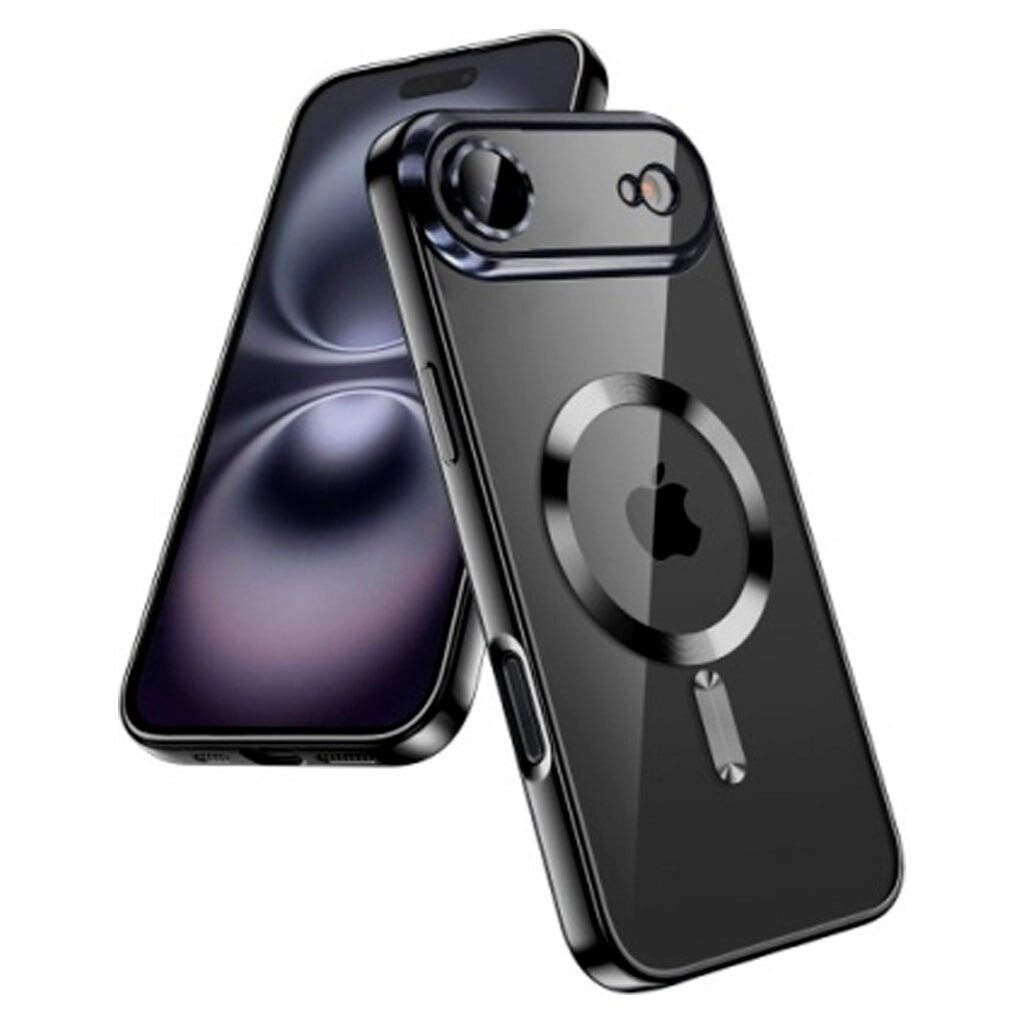 Чохол (накладка) Apple iPhone 17 Air, Metallic Full Camera Matte, MagSafe, Чорний - № 1 Чохол (накладка) Apple iPhone 17 Air, Metallic Full Camera Matte, MagSafe, Чорний - № 1