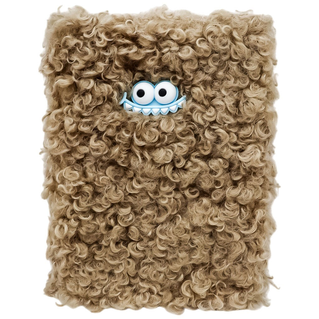 Блокнот В6 з пухнастою обкладинкою, декором, 80 аркушів - № 1 Блокнот В6 з пухнастою обкладинкою, декором, 80 аркушів - № 1