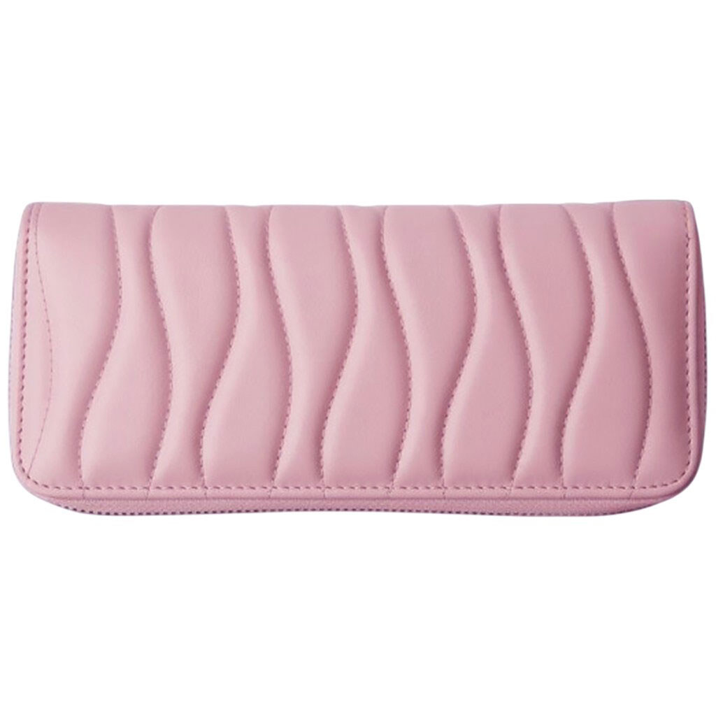 Кошелек женский экокожа на молнии с волнами - № 4 Кошелек женский экокожа на молнии с волнами - № 4