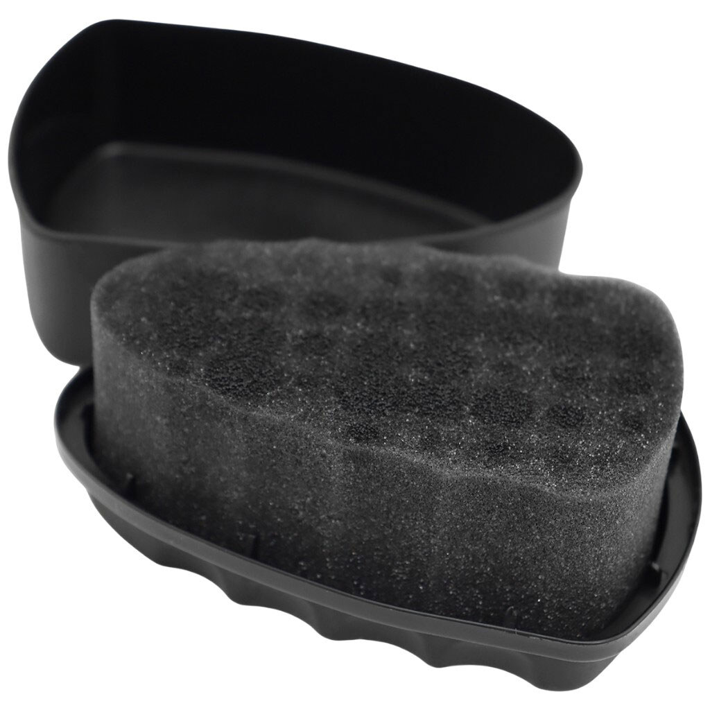 Губка для кожаной обуви GOLD CARE Премиум, черная - № 2 Губка для кожаной обуви GOLD CARE Премиум, черная - № 2