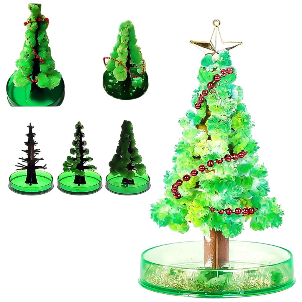 Набор игрушечный для выращивания кристаллов "Елка" - № 3 Набор игрушечный для выращивания кристаллов "Елка" - № 3