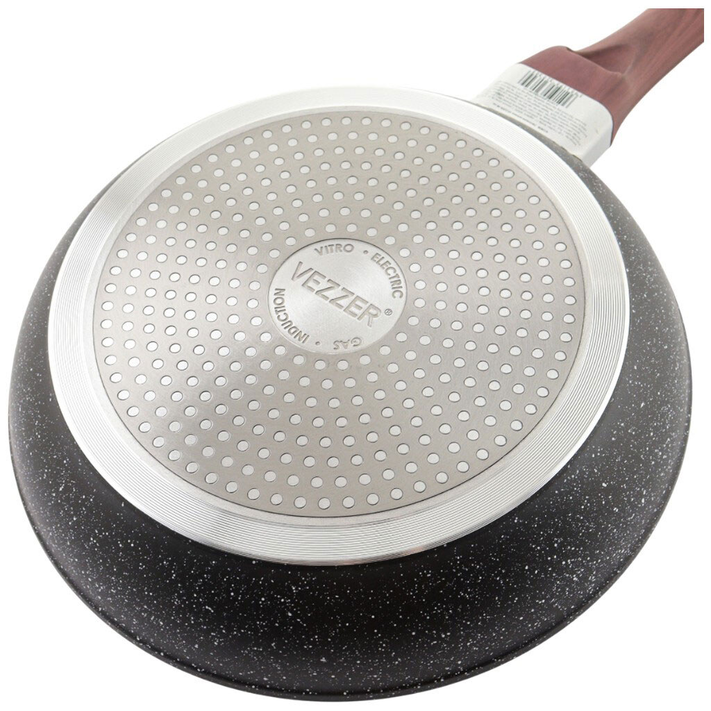 Пательня алюмінієва антипригарна VEZZER, d=26 см - № 5 Пательня алюмінієва антипригарна VEZZER, d=26 см - № 5