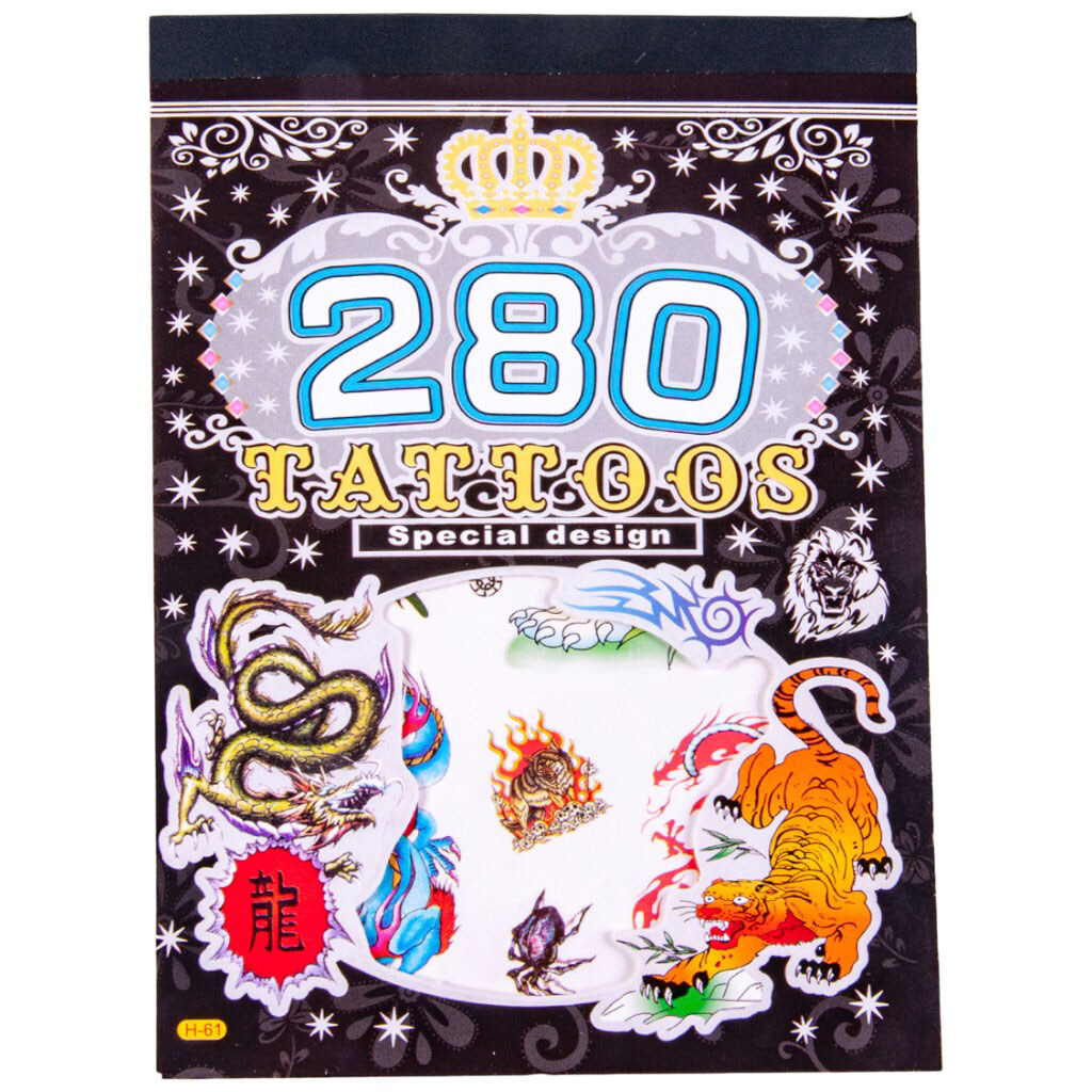 Флеш-тату книга, 280 шт - № 1 Флеш-тату книга, 280 шт - № 1
