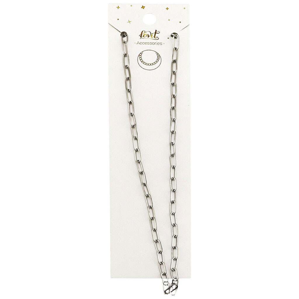 Чокер на шею металлическая цепочка Lovit - № 1 Чокер на шею металлическая цепочка Lovit - № 1