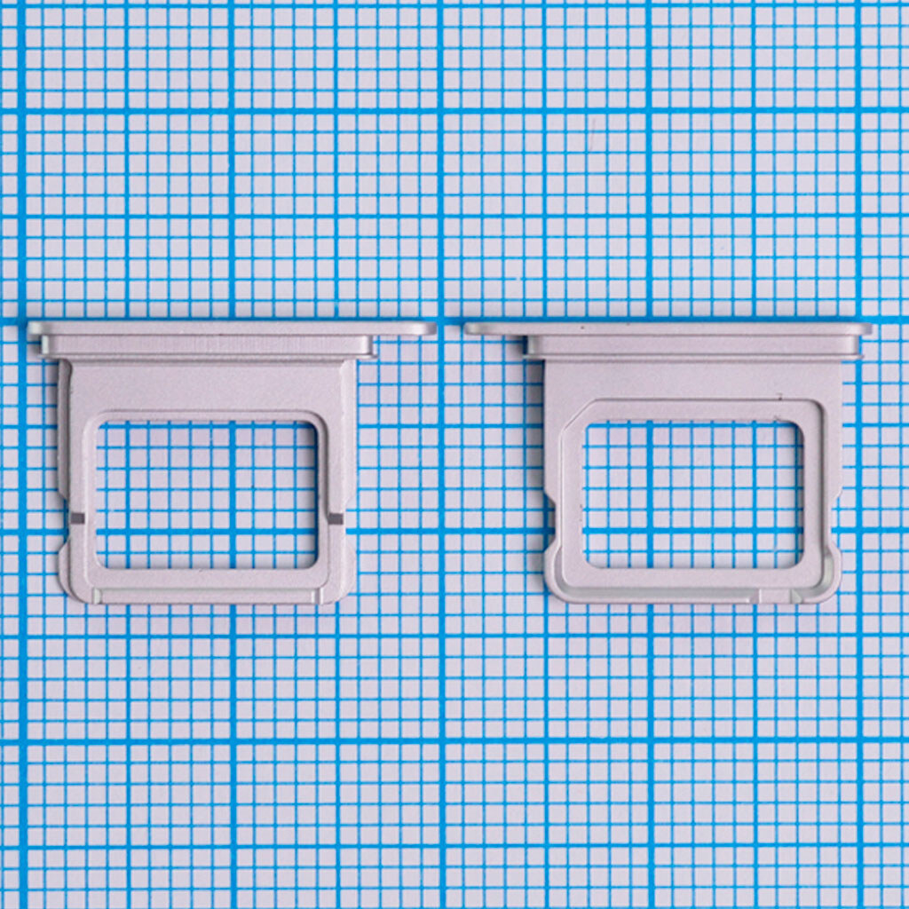 Держатель SIM-карты Apple iPhone 16 / iPhone 16 Plus, Белый - № 1 Держатель SIM-карты Apple iPhone 16 / iPhone 16 Plus, Белый - № 1