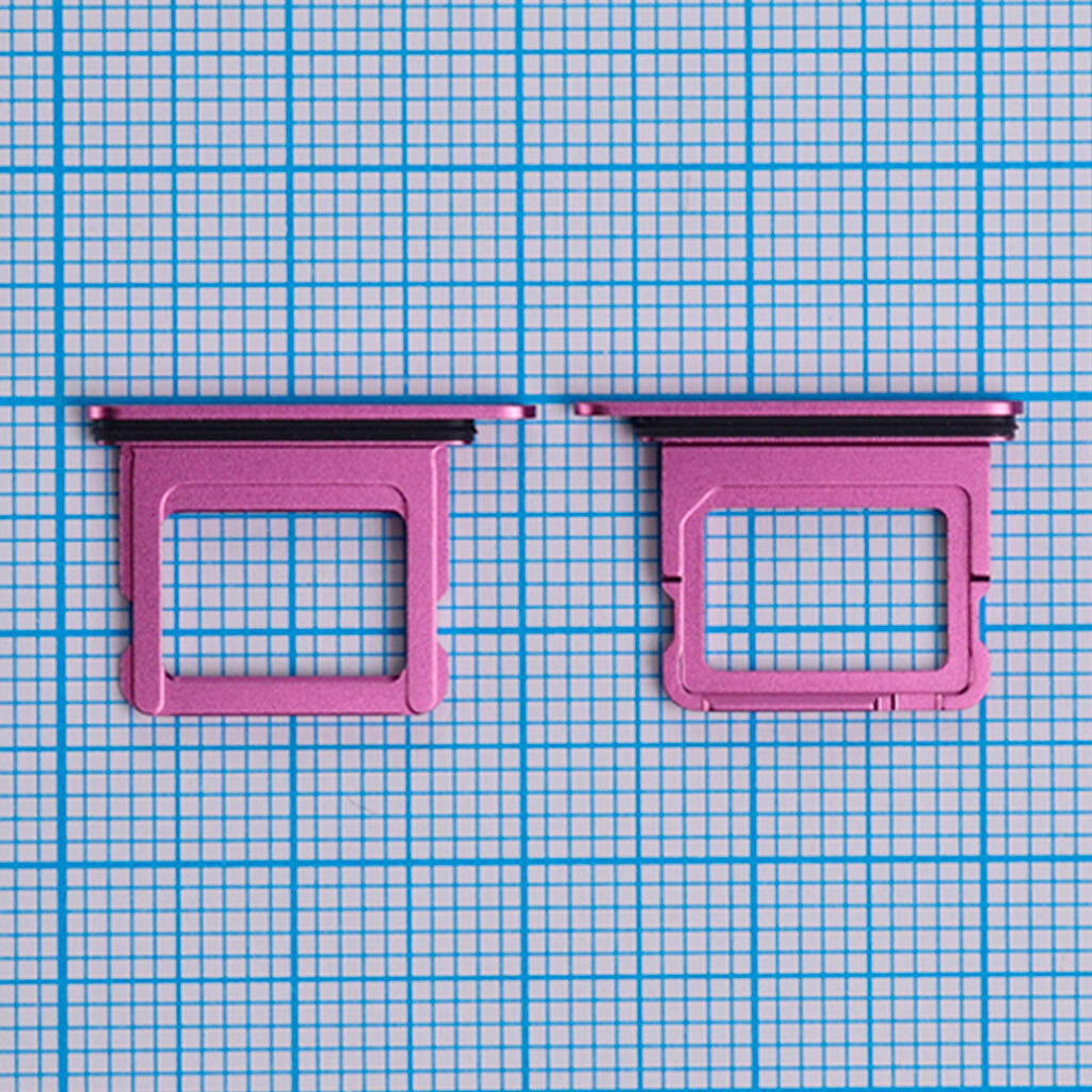 Держатель SIM-карты Apple iPhone 16 / iPhone 16 Plus, Розовый - № 1 Держатель SIM-карты Apple iPhone 16 / iPhone 16 Plus, Розовый - № 1