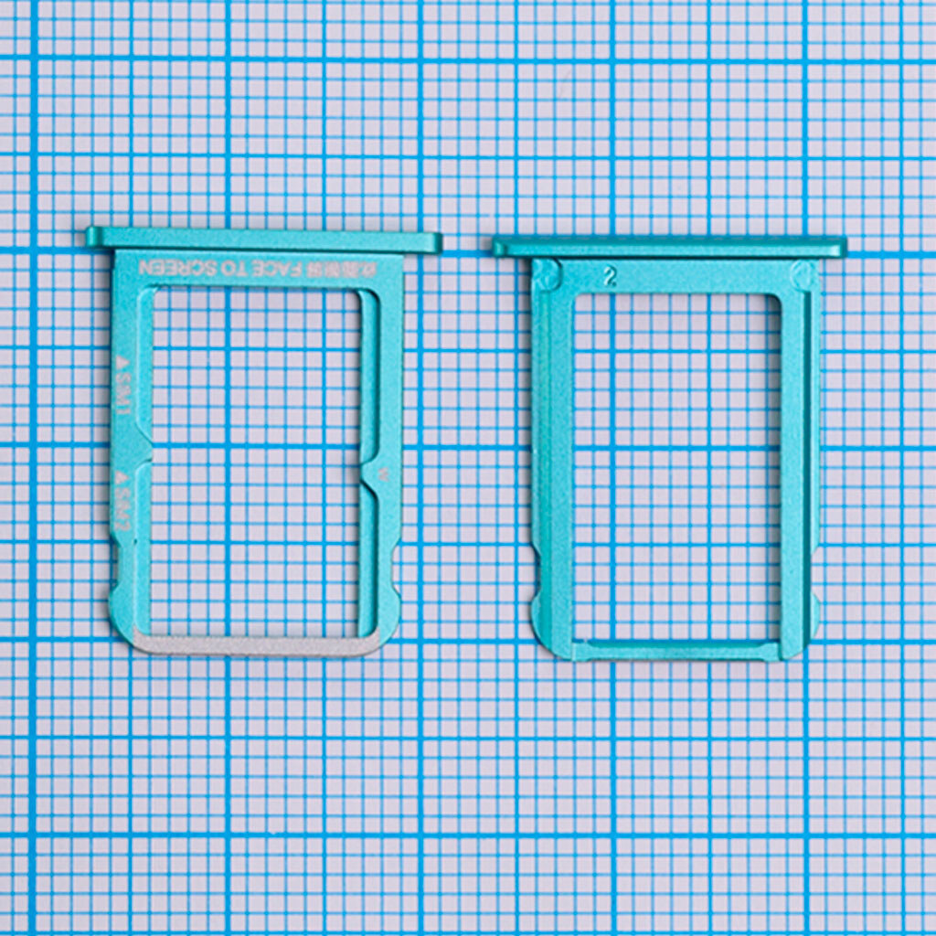 Держатель SIM-карты Xiaomi Mi A2 / Mi6x, Зеленый - № 2 Держатель SIM-карты Xiaomi Mi A2 / Mi6x, Зеленый - № 2