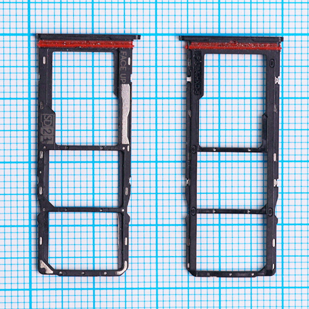 Утримувач SIM-картки Motorola XT2421 Moto G04, З роз'ємом на карту пам'яті, Чорний - № 2 Утримувач SIM-картки Motorola XT2421 Moto G04, З роз'ємом на карту пам'яті, Чорний - № 2