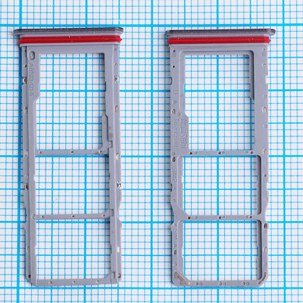 Утримувач SIM-картки OPPO Realme C75, З роз'ємом на карту пам'яті, Чорний - № 2 Утримувач SIM-картки OPPO Realme C75, З роз'ємом на карту пам'яті, Чорний - № 2