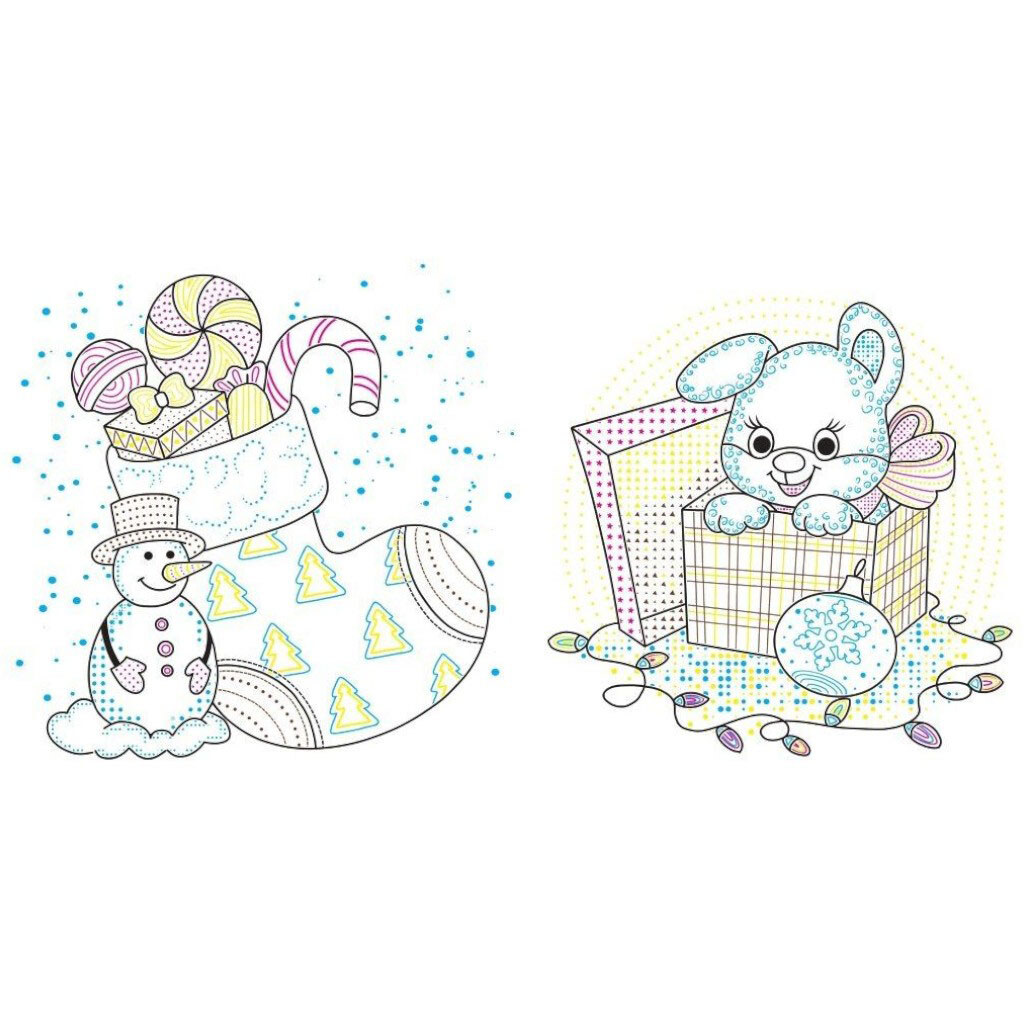 Водная раскраска "Подарки", укр, Ранок - № 2 Водная раскраска "Подарки", укр, Ранок - № 2