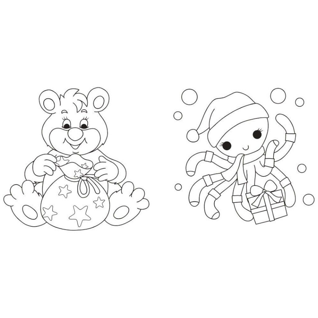 Водная раскраска "Подарки", укр, Ранок - № 3 Водная раскраска "Подарки", укр, Ранок - № 3