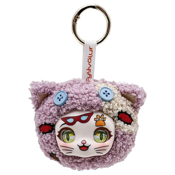 Игрушка-брелок мягконабивная "Котенок Нявси", серия Луна-парк, 9см, Fyyvalur - № 1 Игрушка-брелок мягконабивная "Котенок Нявси", серия Луна-парк, 9см, Fyyvalur - № 1