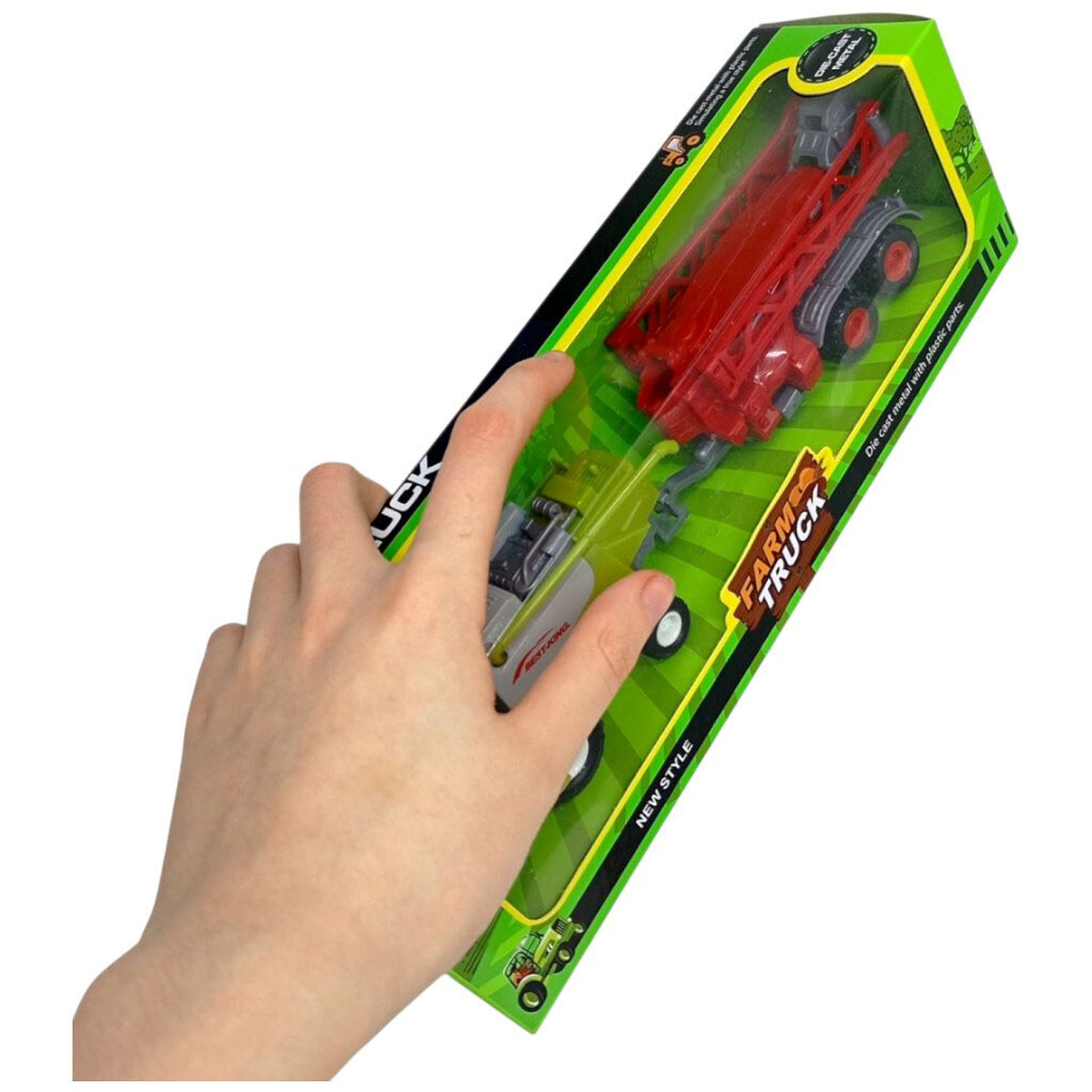 КОМБАЙН С КРАСНЫМ ПРИЧЕПОМ, Mic - № 3 КОМБАЙН С КРАСНЫМ ПРИЧЕПОМ, Mic - № 3