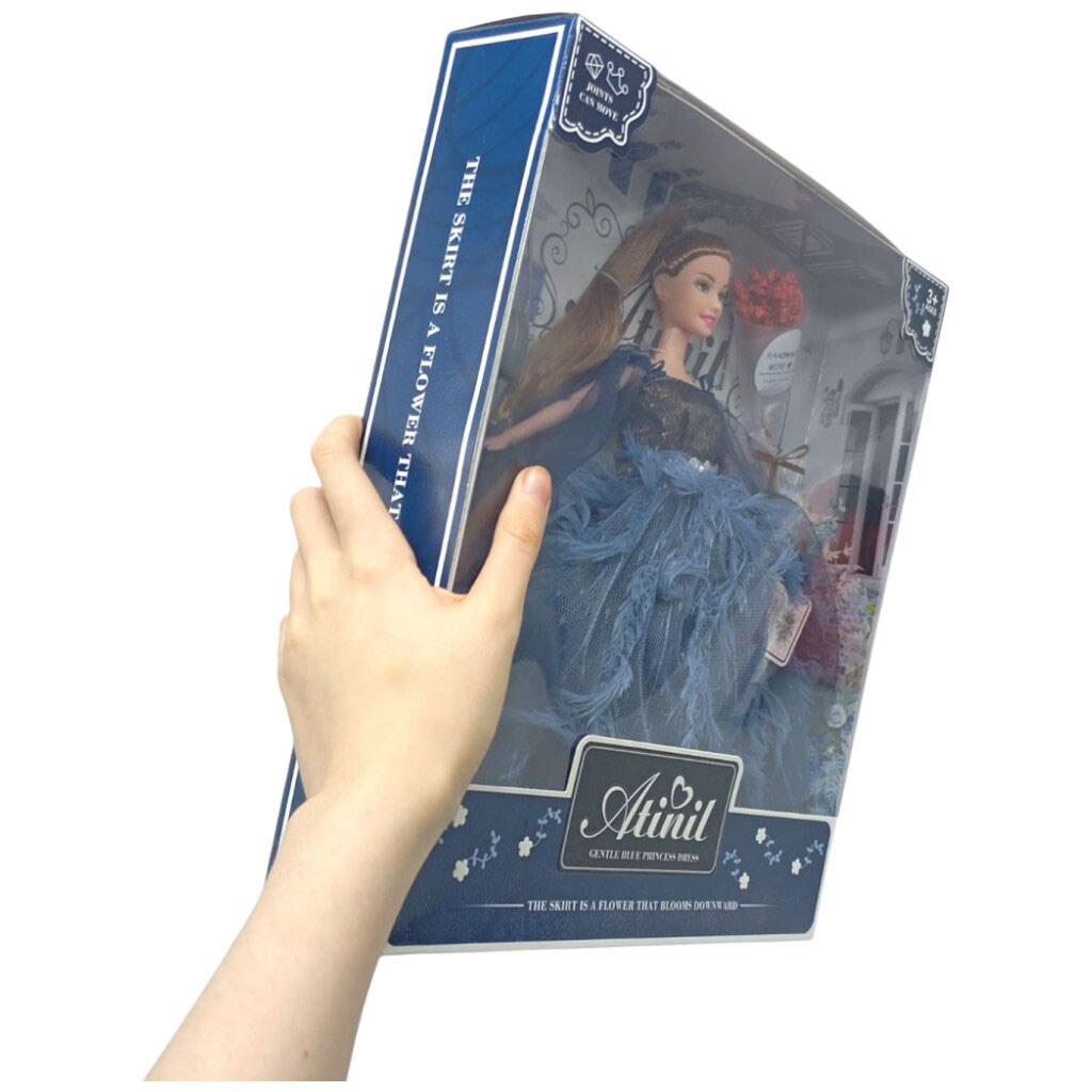 Кукла 29см, БЛОНДИНКА В СИНЕМ ПЛАТЬЕ, Atinil - № 2 Кукла 29см, БЛОНДИНКА В СИНЕМ ПЛАТЬЕ, Atinil - № 2