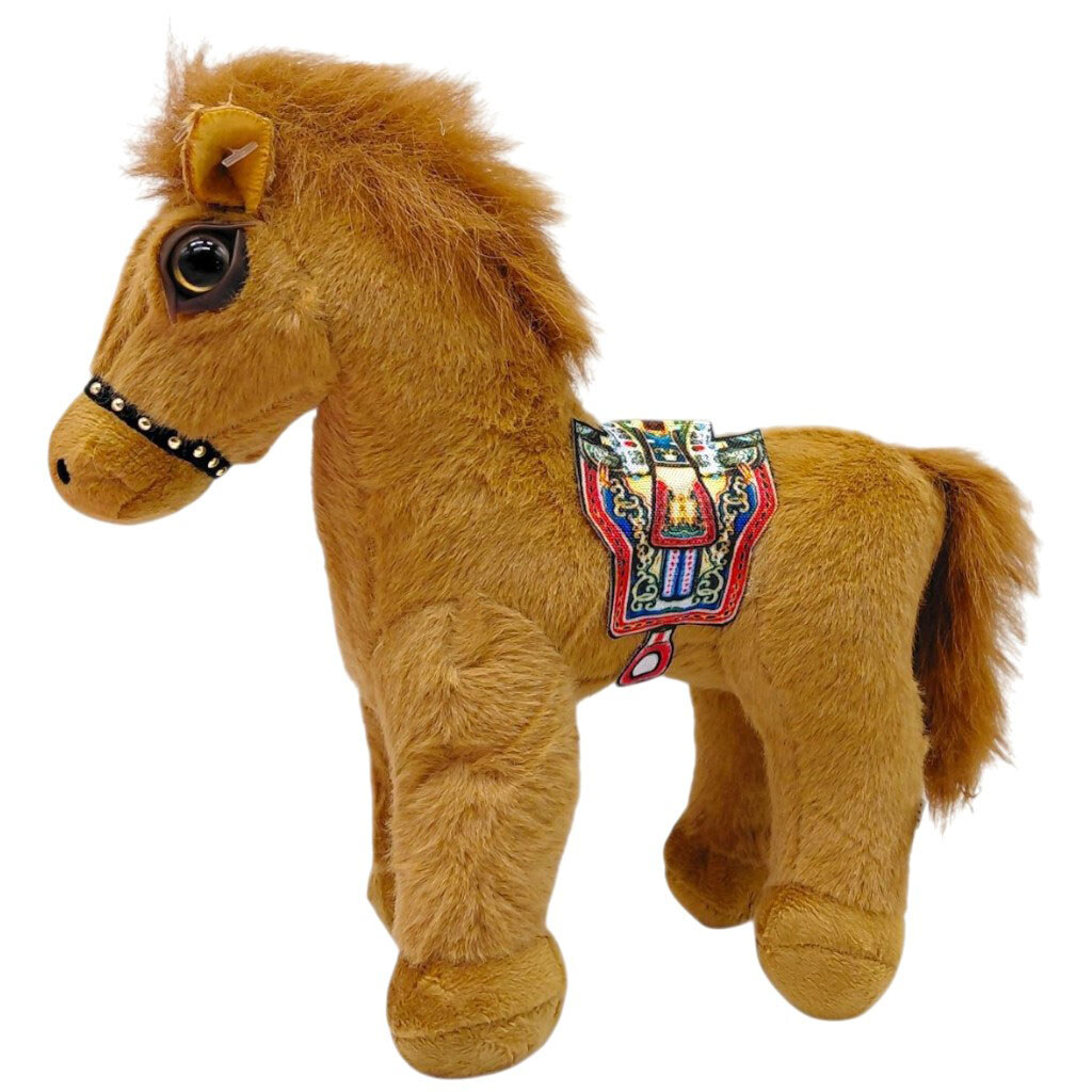 Мягкая игрушка "Лошадка с седлом", 20 см, Mic - № 1 Мягкая игрушка "Лошадка с седлом", 20 см, Mic - № 1