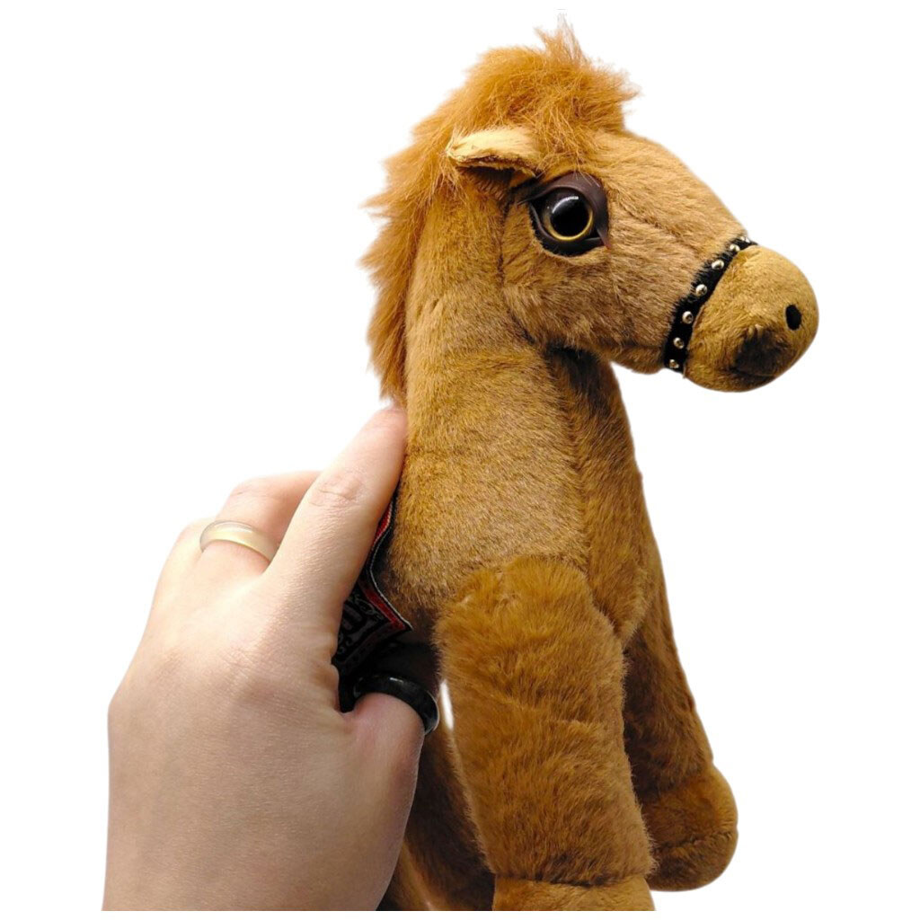 Мягкая игрушка "Лошадка с седлом", 20 см, Mic - № 2 Мягкая игрушка "Лошадка с седлом", 20 см, Mic - № 2