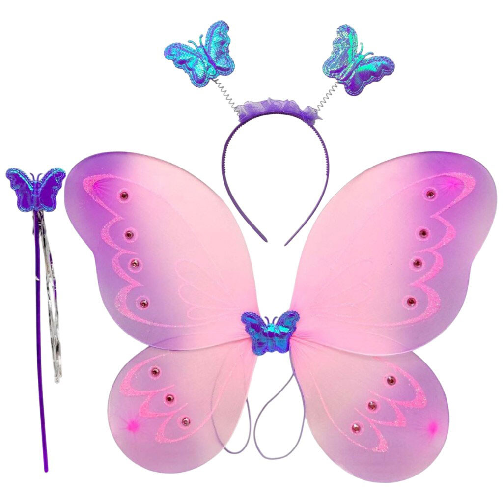 Набір метелика фіолетово-білий, 36x48 см, Mic - № 1 Набір метелика фіолетово-білий, 36x48 см, Mic - № 1