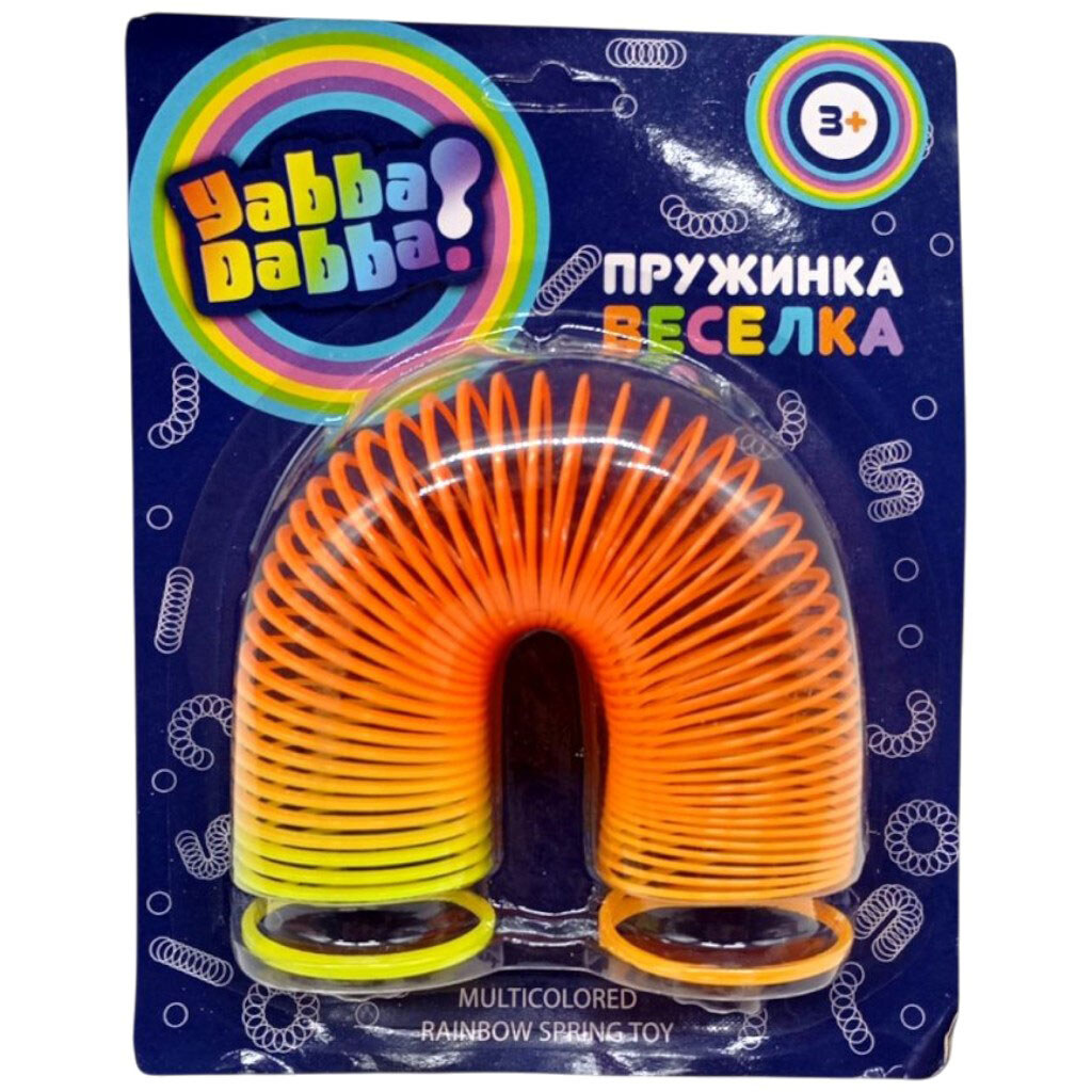 Пружинка "Радуга", планшет 12,5x7x19 см, микс видов, Yabba Dabba - № 1 Пружинка "Радуга", планшет 12,5x7x19 см, микс видов, Yabba Dabba - № 1