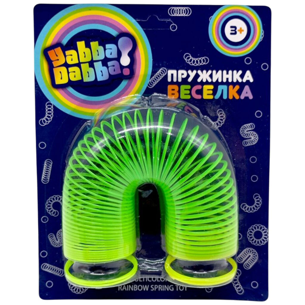 Пружинка "Радуга", планшет 12,5x7x19 см, микс видов, Yabba Dabba - № 2 Пружинка "Радуга", планшет 12,5x7x19 см, микс видов, Yabba Dabba - № 2